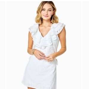 Lilly Pulitzer  Emiline Eyelet Romper White